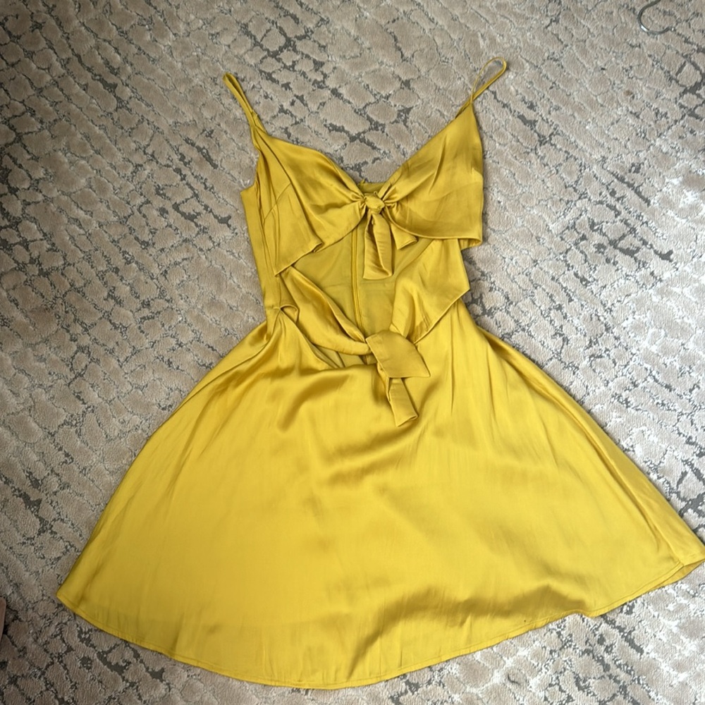 Lovers and Friends Nate yellow mini dress - Picture 3 of 7